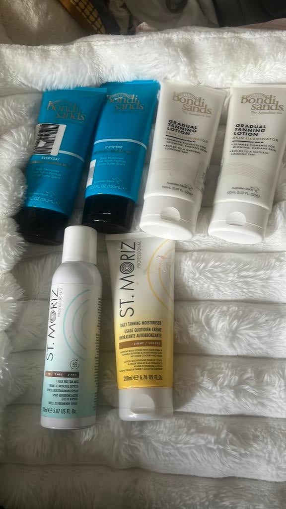 Groot Zelfbruiner Pakket: Bondi Sands & St. Moriz-Ongebruikt, Sieraden, Tassen en Uiterlijk, Uiterlijk | Lichaamsverzorging, Ophalen of Verzenden