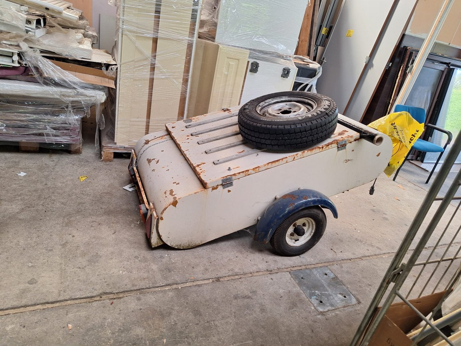 Aanhanger, 100 liter of meer, Ophalen, Zo goed als nieuw, Transportkar
