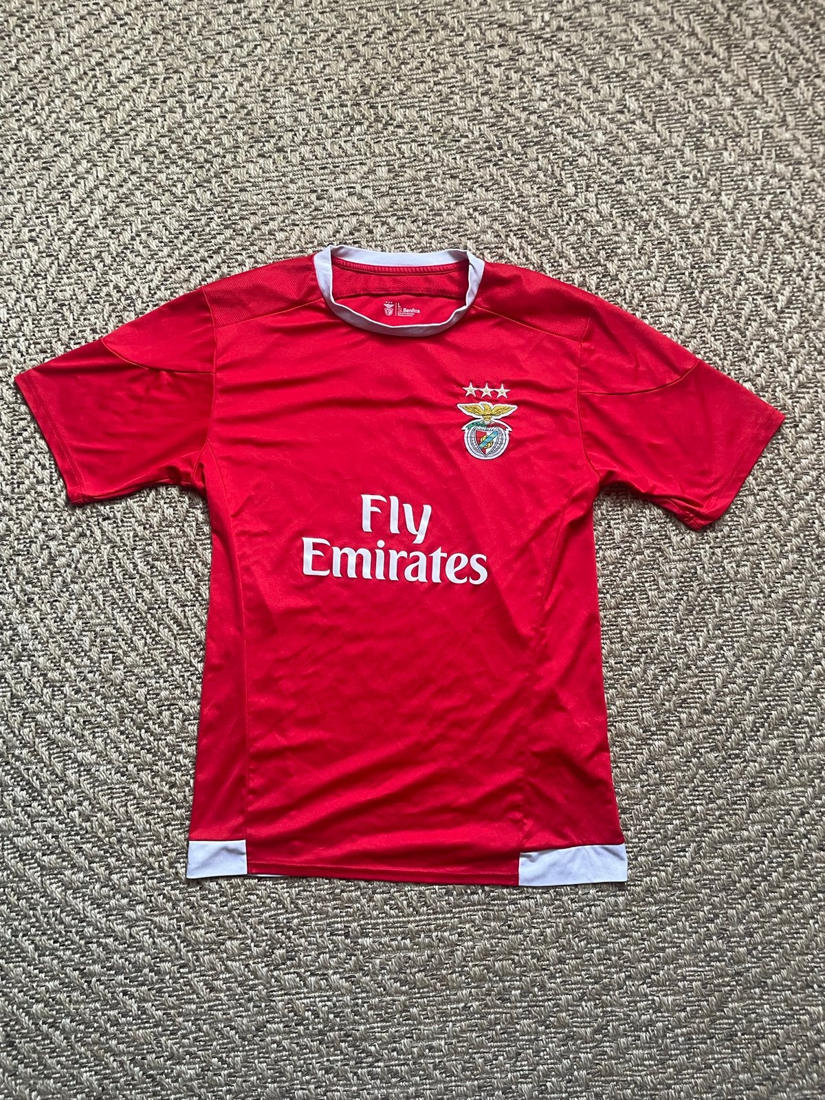 SL Benfica thuisshirt - Maat L - Zo goed als nieuw, Maat L, Ophalen of Verzenden, Zo goed als nieuw, Shirt