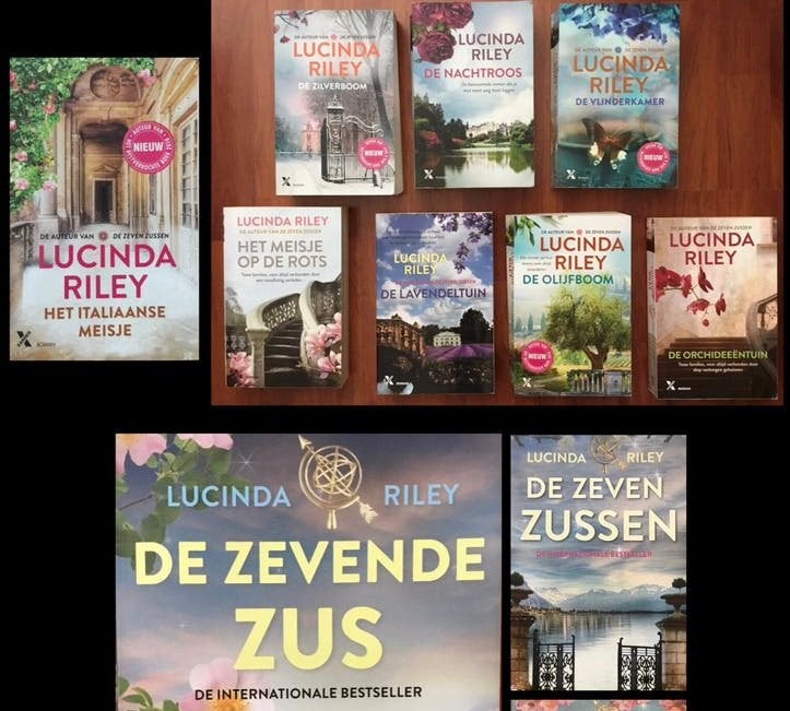 Lucinda Riley 10 stuks waaronder 2 van de Zeven Zussen serie, Ophalen of Verzenden, Zo goed als nieuw