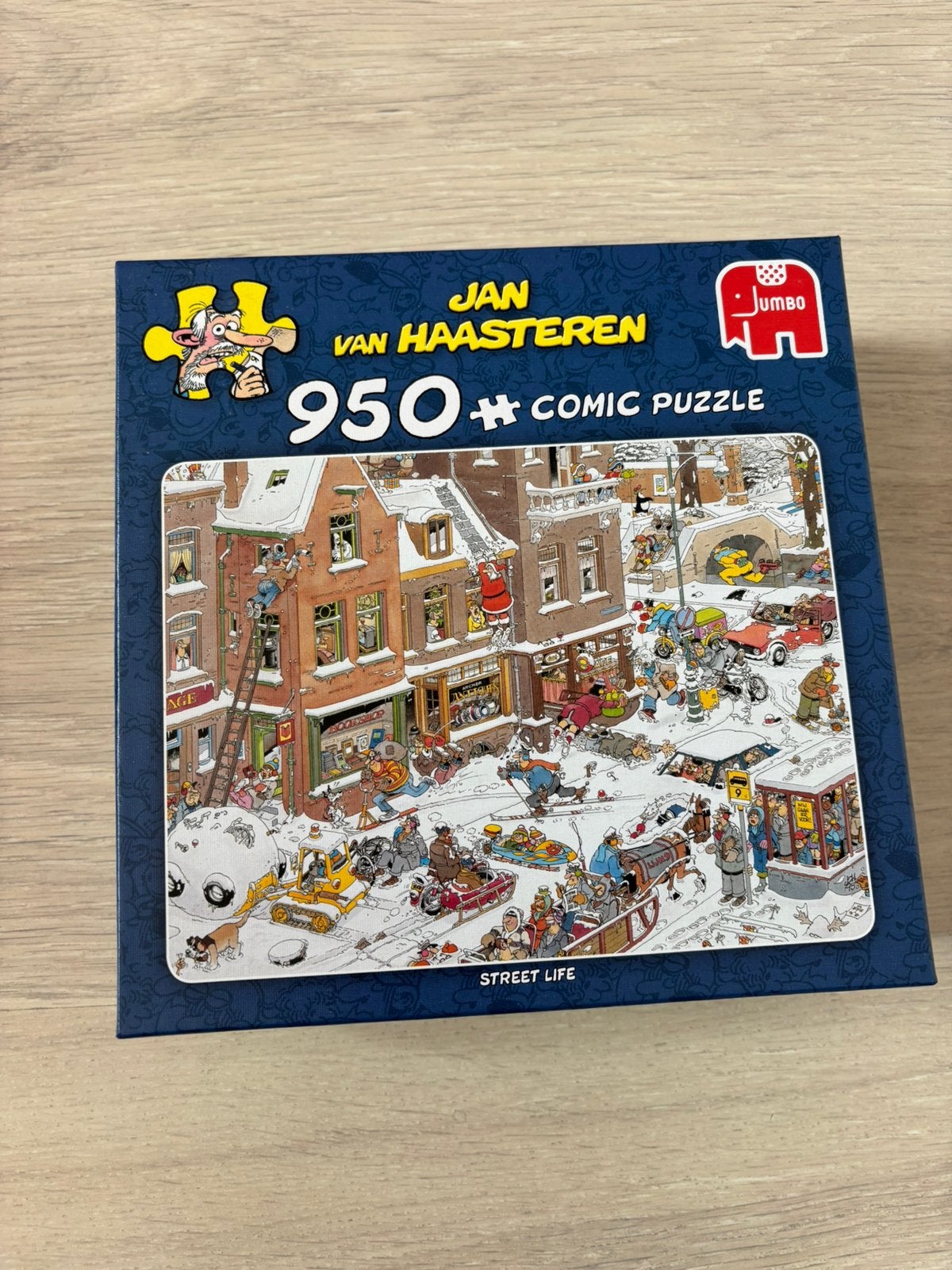 Jan van Haasteren puzzel 950 Street Life, Ophalen, 500 t/m 1500 stukjes, Zo goed als nieuw
