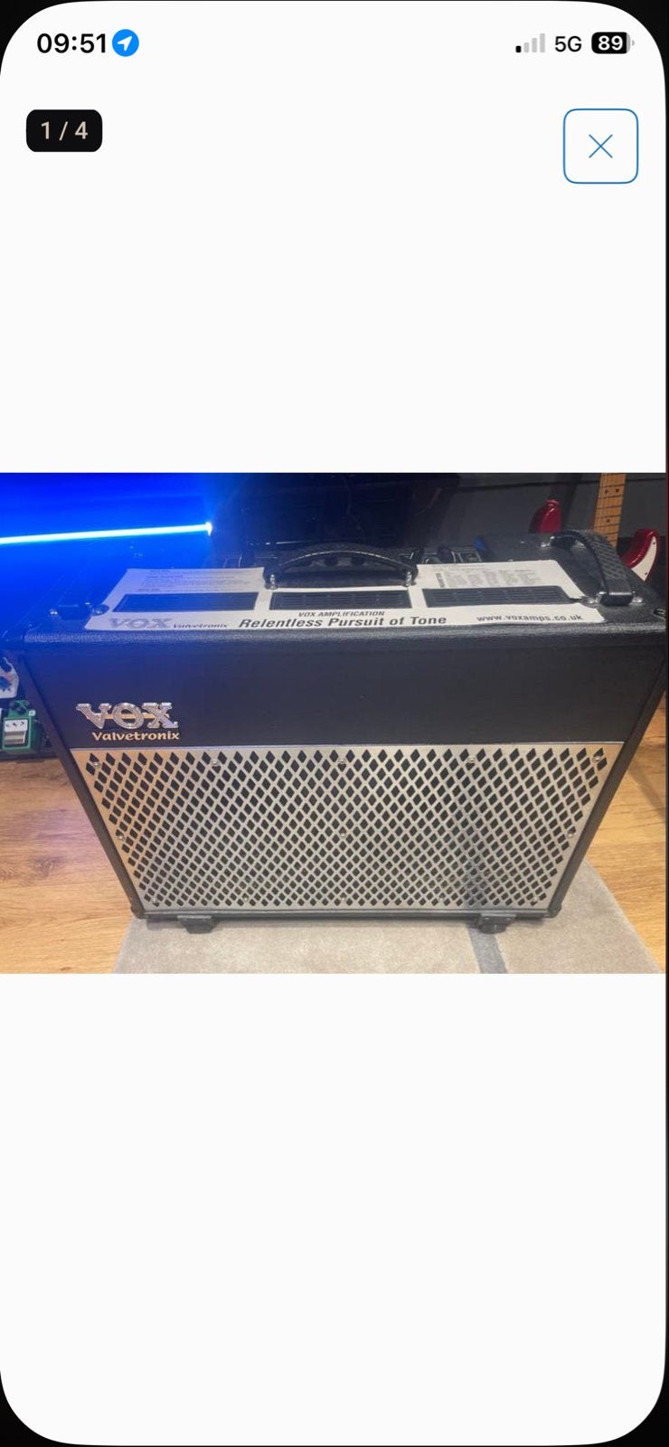 Vox Valvetronix AD100VT, Muziek en Instrumenten, Ophalen, Zo goed als nieuw, Gitaar