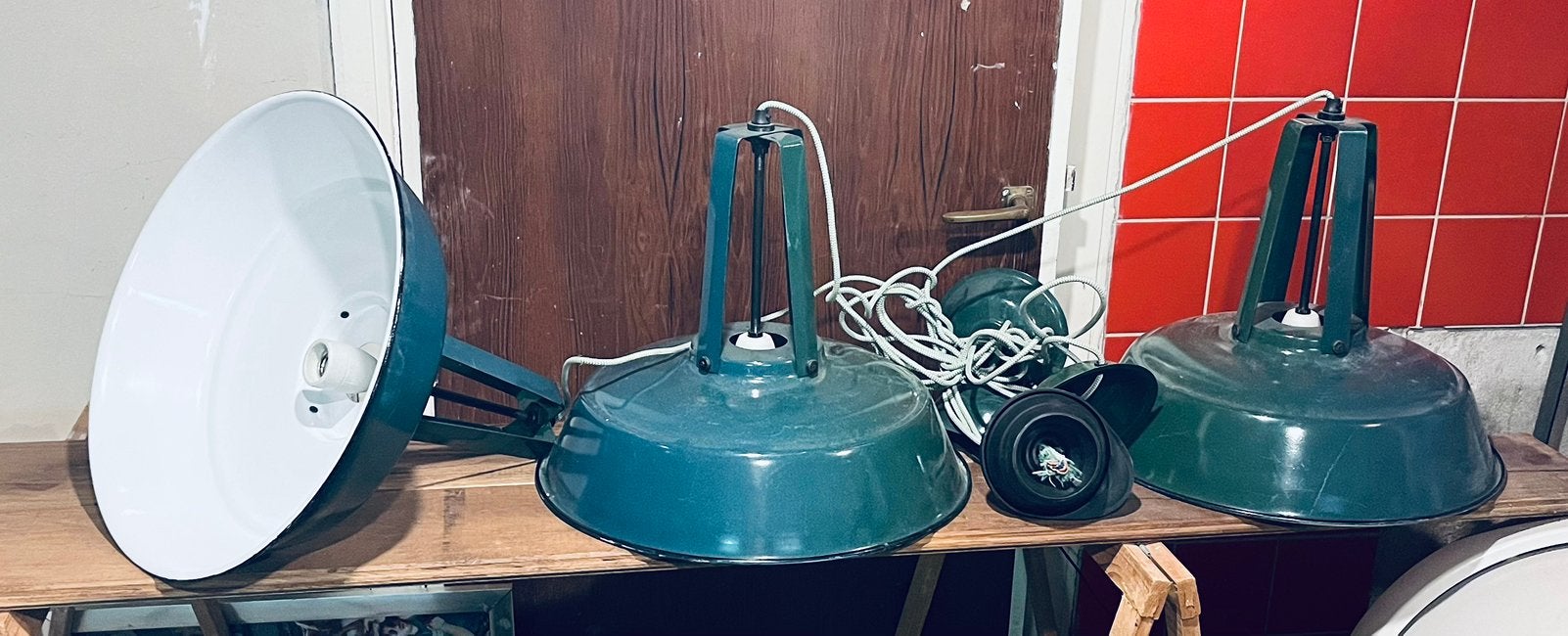 Retro designlamp, Huis en Inrichting, Lampen | Hanglampen, Ophalen