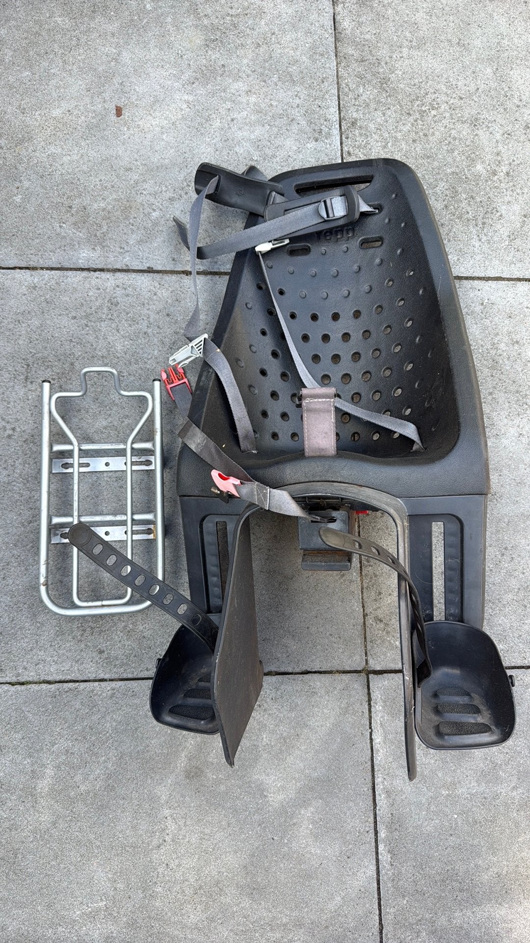 Achter fietszitje Yepp, 15 t/m 25 kg, Achterzitje, Ophalen of Verzenden, Gebruikt