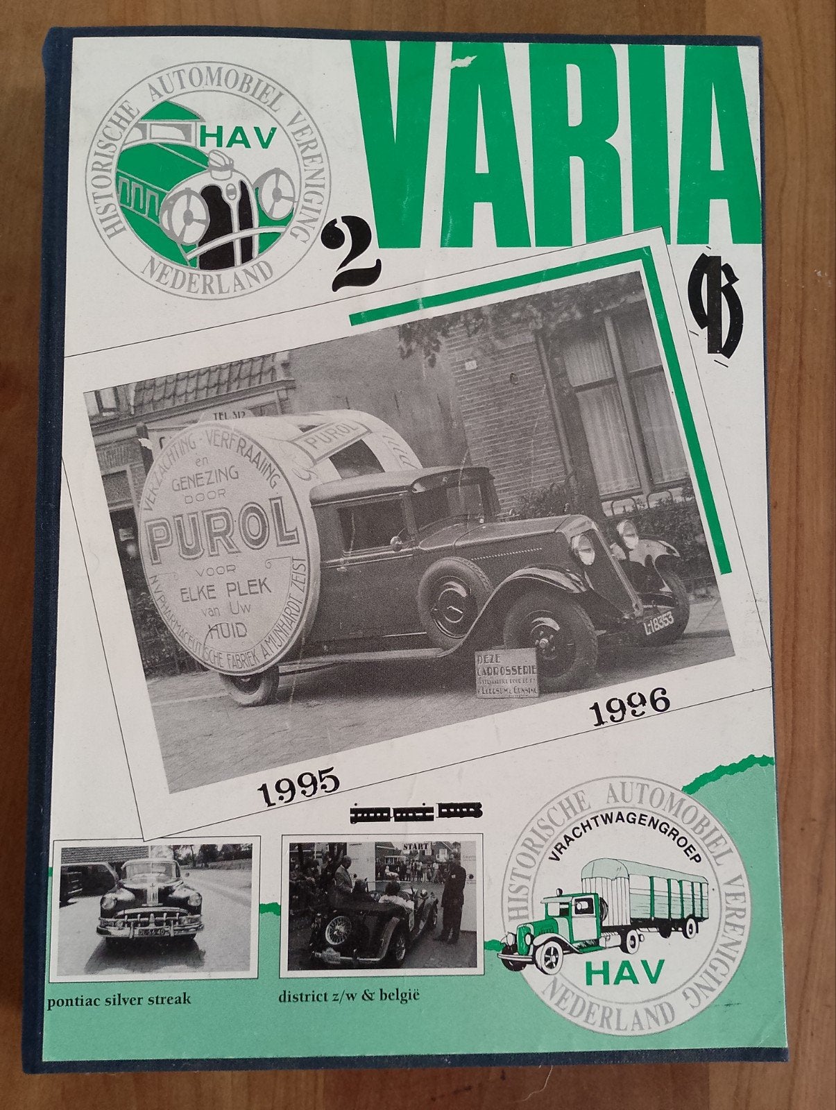 Verzamelboek HAV Varia 1995-1996 - Historische Auto's, Ophalen of Verzenden, Gelezen, Algemeen, Diverse auteurs