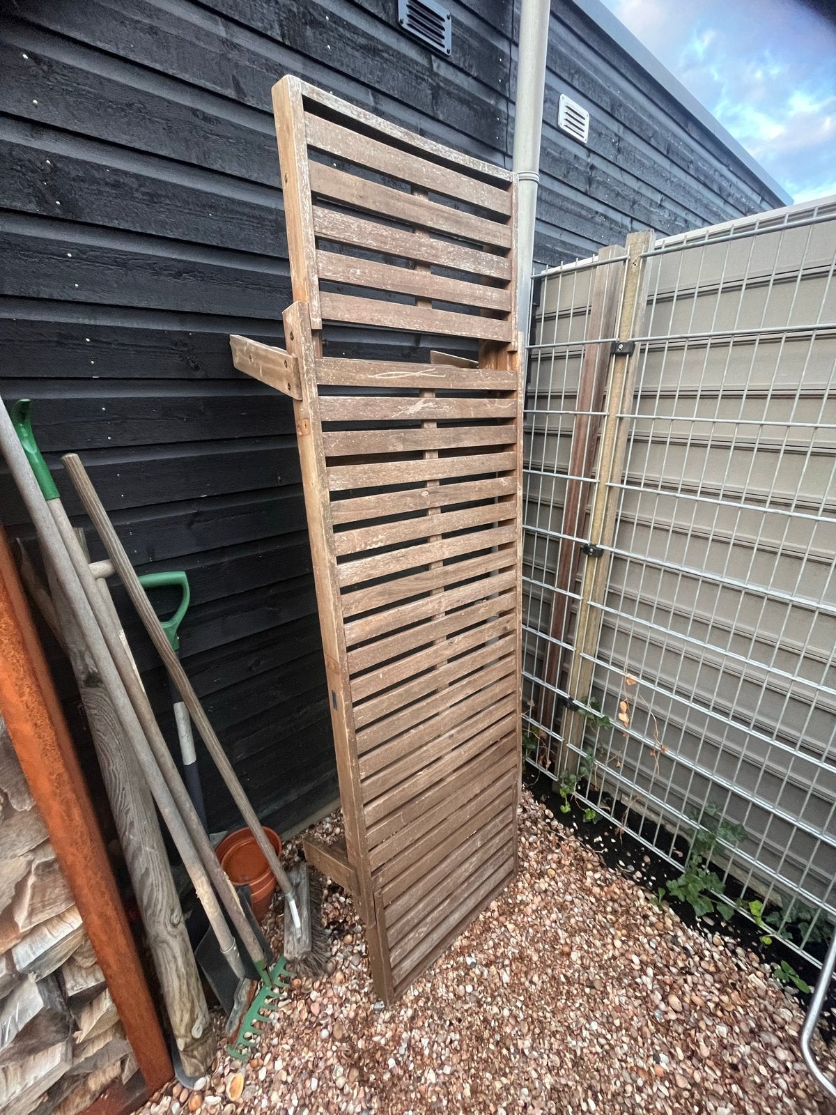 Gratis tuinbank met verstelbare rugleuningen - Gorinchem, Ophalen, Gebruikt, Hout