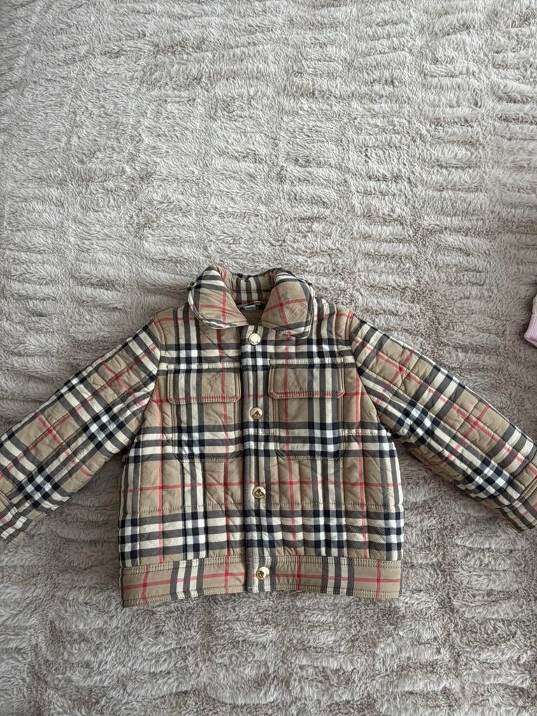 Burberry baby jas 12m (80cm), Ophalen, Zo goed als nieuw, Meisje, Jasje