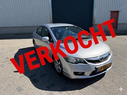 Honda Civic 1.3 Vtec Hybrid 4DR C-tr. 2009 Grijs, Auto's, Origineel Nederlands, Bedrijf, Hybride Elektrisch/Benzine, 22 km/l