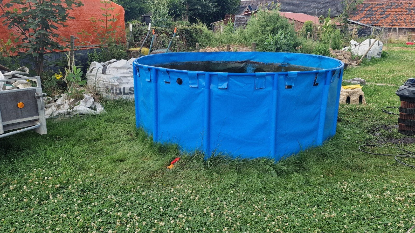 Koi kweek vijver - noodvijver, Ophalen, 200 tot 300 cm, 80 tot 120 cm, Rond
