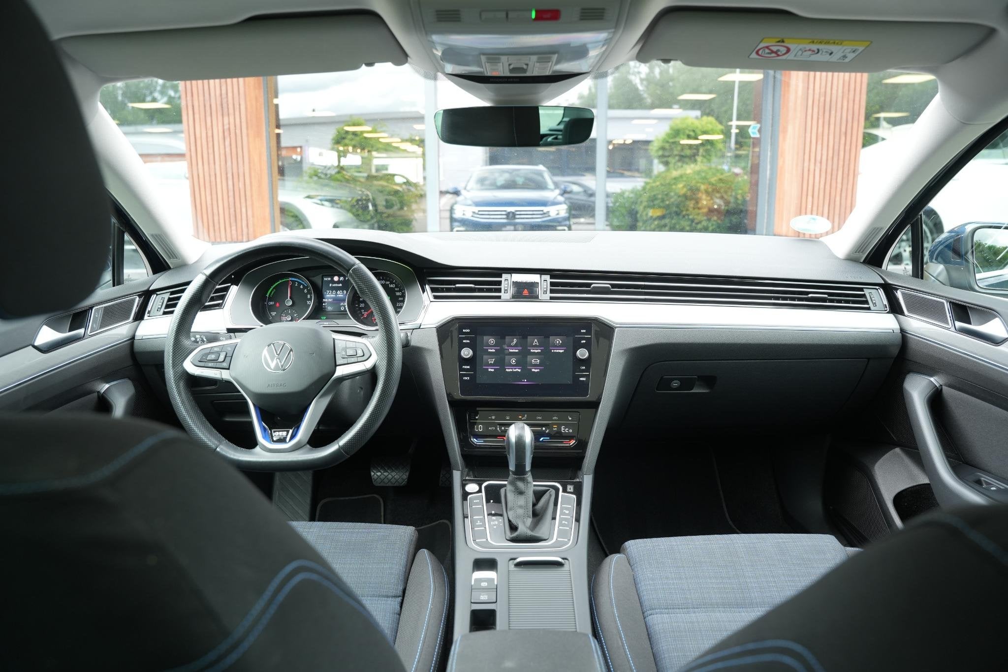 Volkswagen Passat 1.4 TSI PHEV GTE Pano, Stof, Gebruikt, Blauw, Plug-in hybride