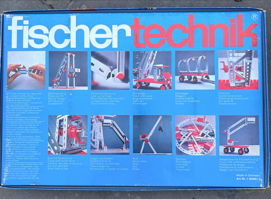 Fischertechnik 100S Bouwdoos - Vintage Speelgoed, Ophalen of Verzenden, Gebruikt, Overige merken