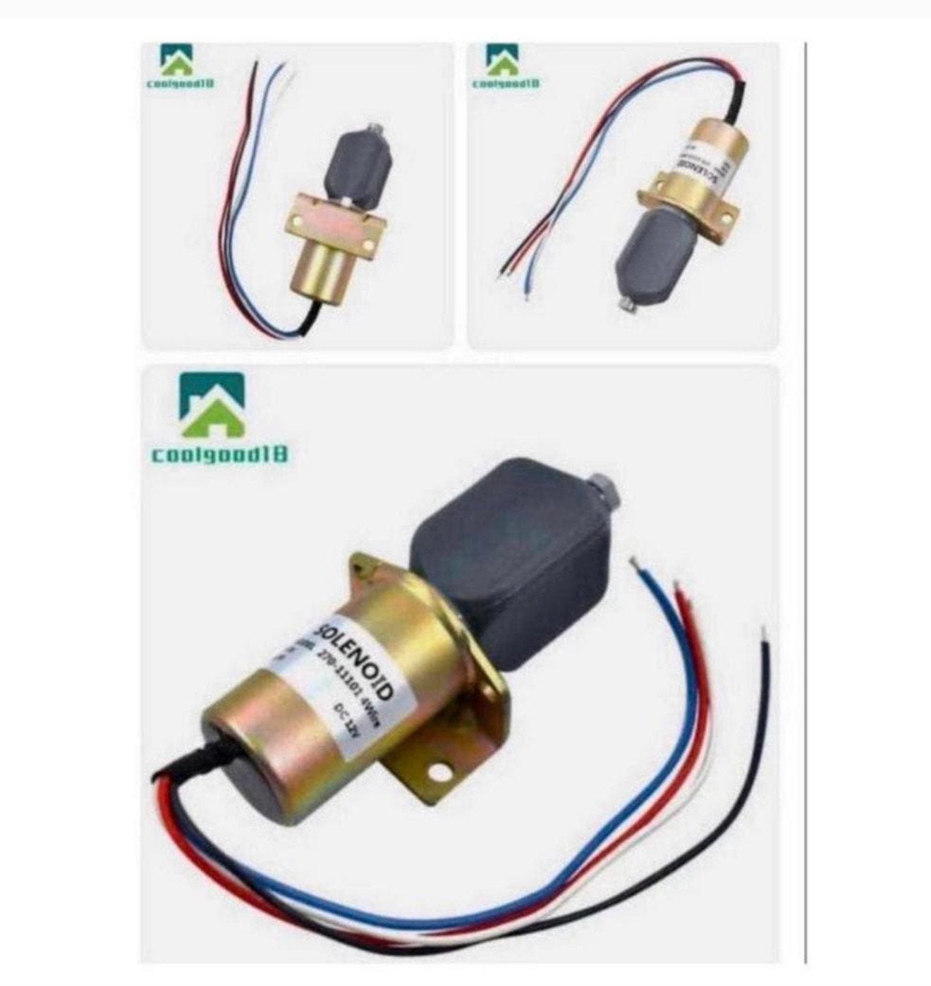270-11101 4-draad Uitlaat Solenoid Corsa Marine elektrisch, Nieuw, Ophalen of Verzenden, H, H