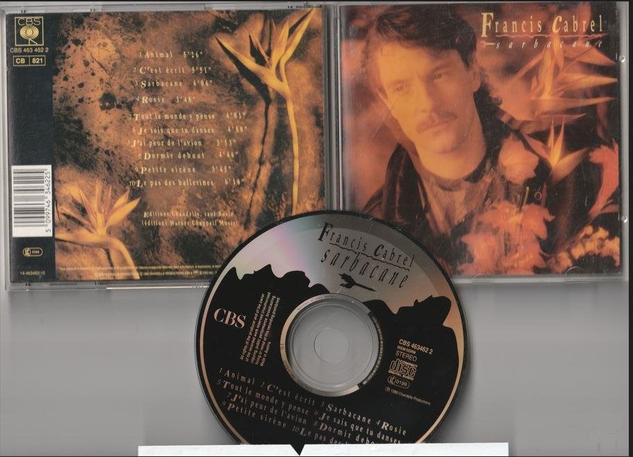 Francis Cabrel - Sarbacane, Cd's en Dvd's, Ophalen of Verzenden, Zo goed als nieuw