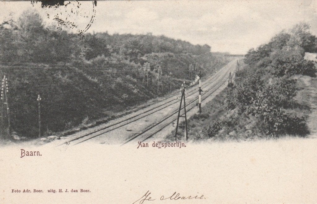 baarn- aan de spoorlijn 1902, Ophalen of Verzenden, Voor 1920, Utrecht