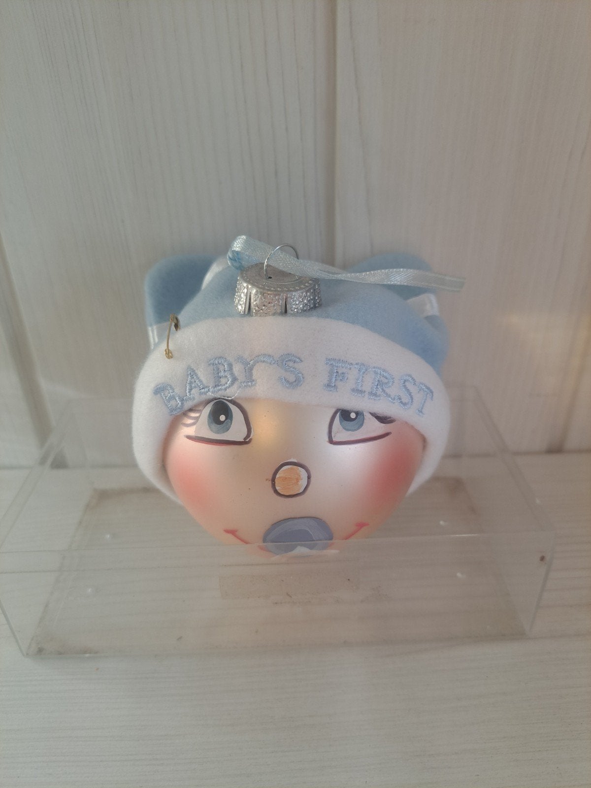 grote babybal jongen kerstbal, Diversen, Kerst, Ophalen of Verzenden