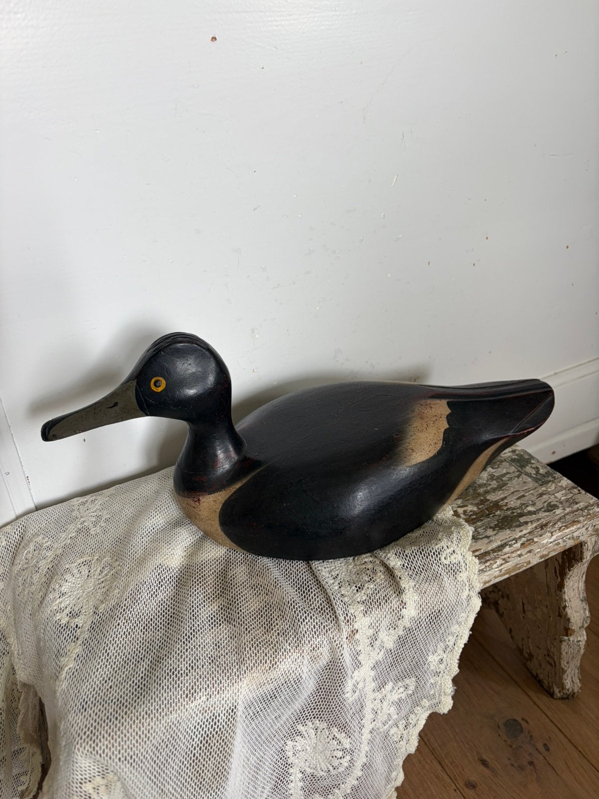 Oude lokeend, Antiek en Kunst, Ophalen of Verzenden