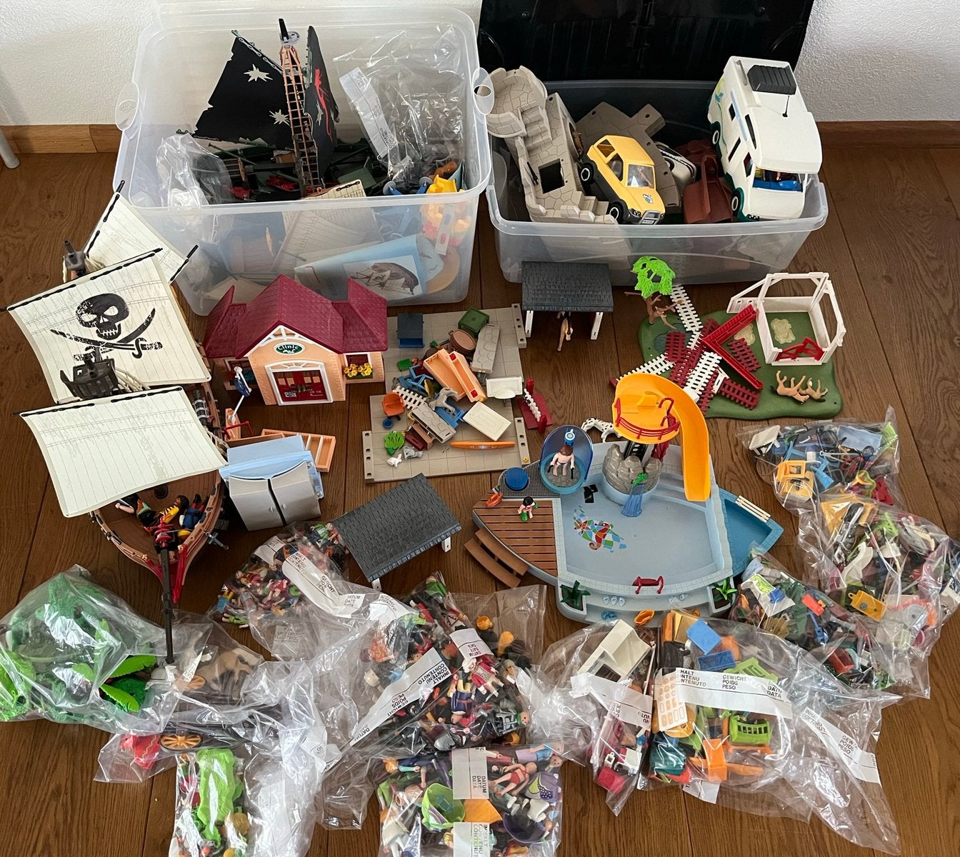 Playmobile, Ophalen