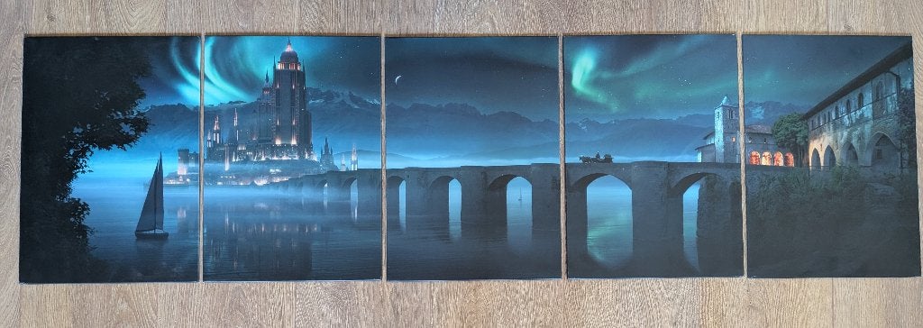 5-delige Displate set – Enchanted Twilight – Tobias Roetsch, 50 – 75, 125 cm of meer, Ophalen of Verzenden, Zo goed als nieuw