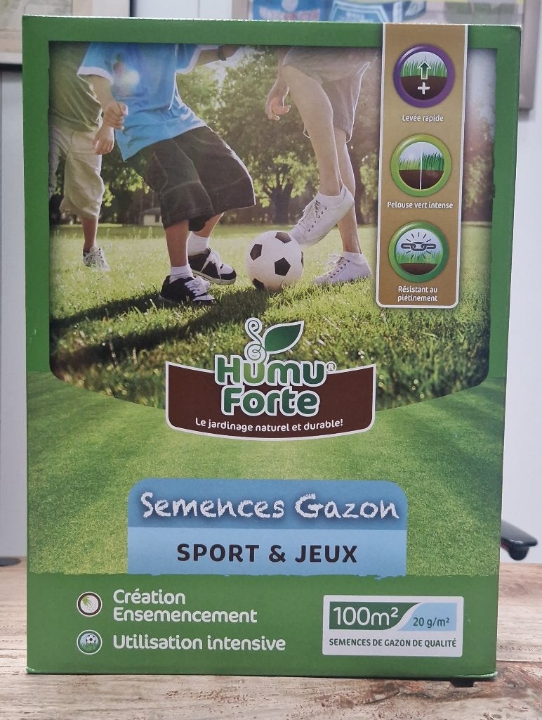 Humu Forte graszaad Sport & Spel – 100 m² – gazonzaad, Ophalen, Zo goed als nieuw, 20 m² of meer, Gras