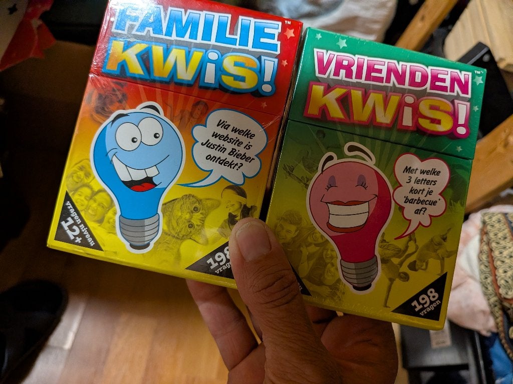 familiekwis en vriendenkwis nieuw, Ophalen of Verzenden, Nieuw