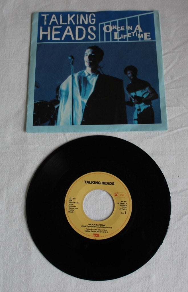 talking heads - once in a lifetime, Ophalen of Verzenden, Zo goed als nieuw, 7 inch, Pop