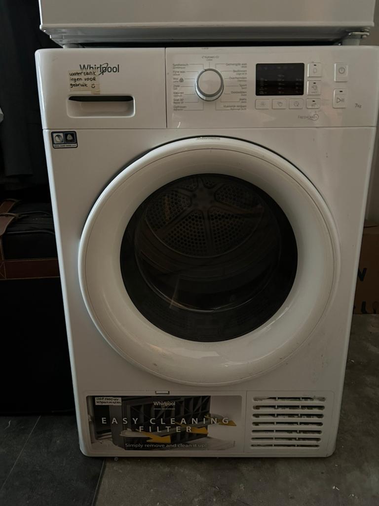 Whirlpool droger, Witgoed en Apparatuur, Wasdrogers, Ophalen, Gebruikt, Anti-kreukfase, 8 tot 10 kg