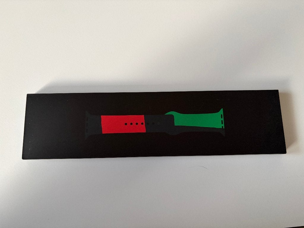 Apple Watch Black Unity Sport Band 42/44/45/46/49 mm, Ophalen of Verzenden, Zo goed als nieuw, Bandje, Zie tekst