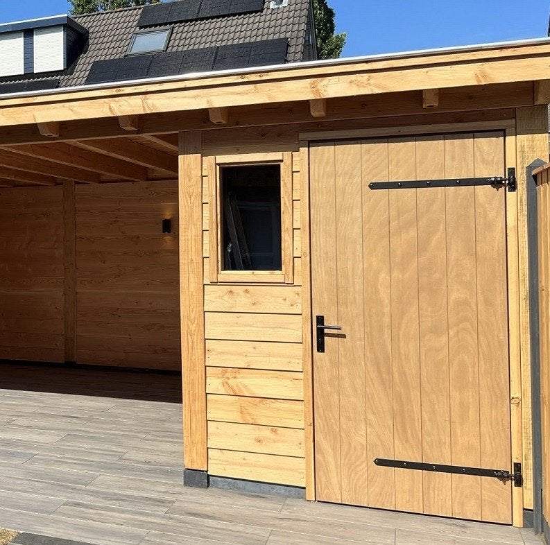 Luxe veranda overkapping deur met lichte schade, Tuin en Terras, Overkappingen, Ophalen, Zo goed als nieuw, Veranda