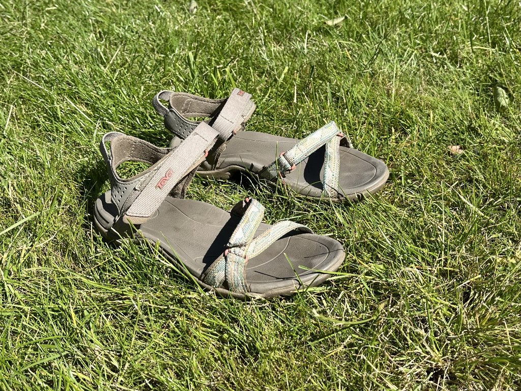 sandalen TEVA maat 36 smal beige, Beige, Zo goed als nieuw, Teva, Sandalen of Muiltjes