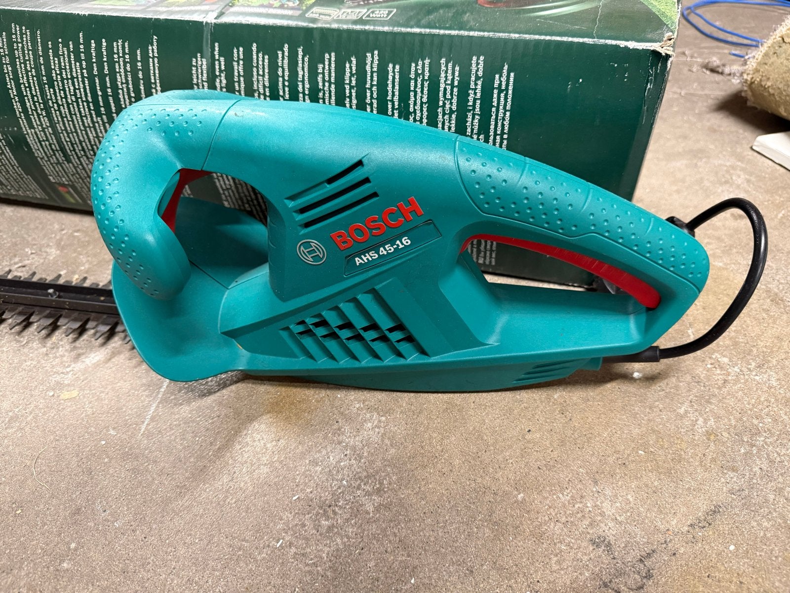 Bosch AHS 45-16 elektrische heggenschaar, Tuin en Terras, Heggenscharen, Ophalen, Zo goed als nieuw, Elektrisch