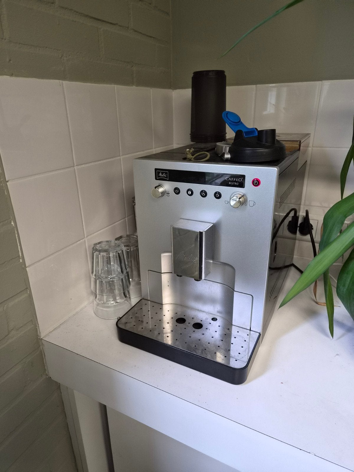 Melitta Caffeo Bistro Koffiemachine. 2 Bonen, Waterreservoir, Ophalen