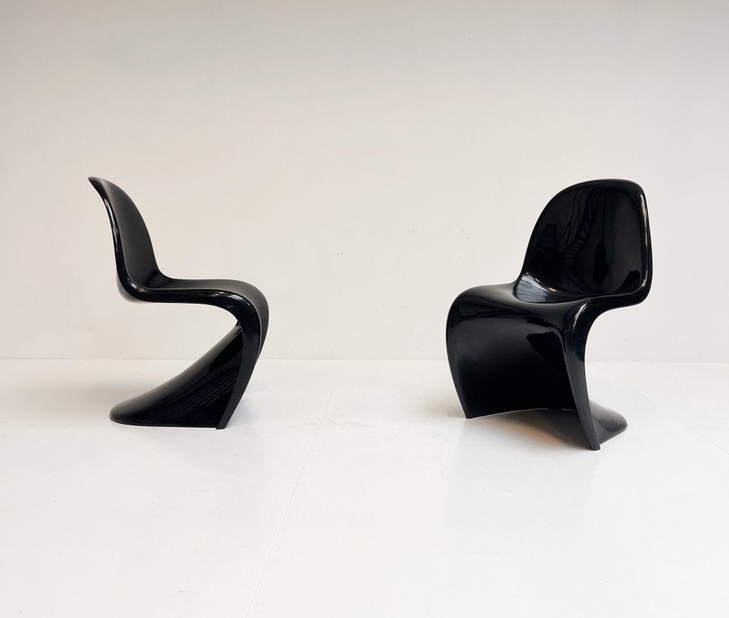 Set van 2 Herman Miller stoelen van Verner Panton, 1970's, Vitra, Kunststof, Gebruikt, Twee