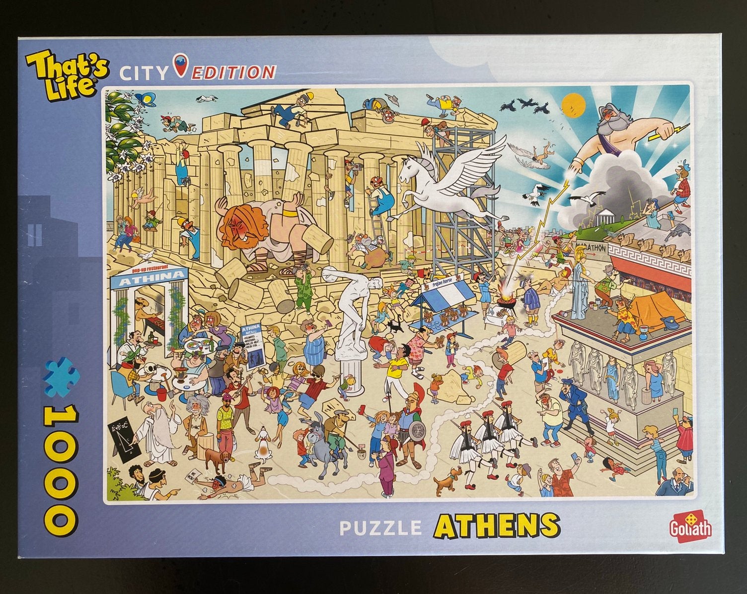 That’s Life City puzzel ‘Athene’, Ophalen, 500 t/m 1500 stukjes, Gebruikt, Legpuzzel