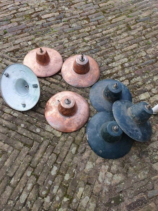 7x straatlamp koper stallamp TB 200 buitenlamp tuinlamp ++++, Antiek en Kunst, Ophalen