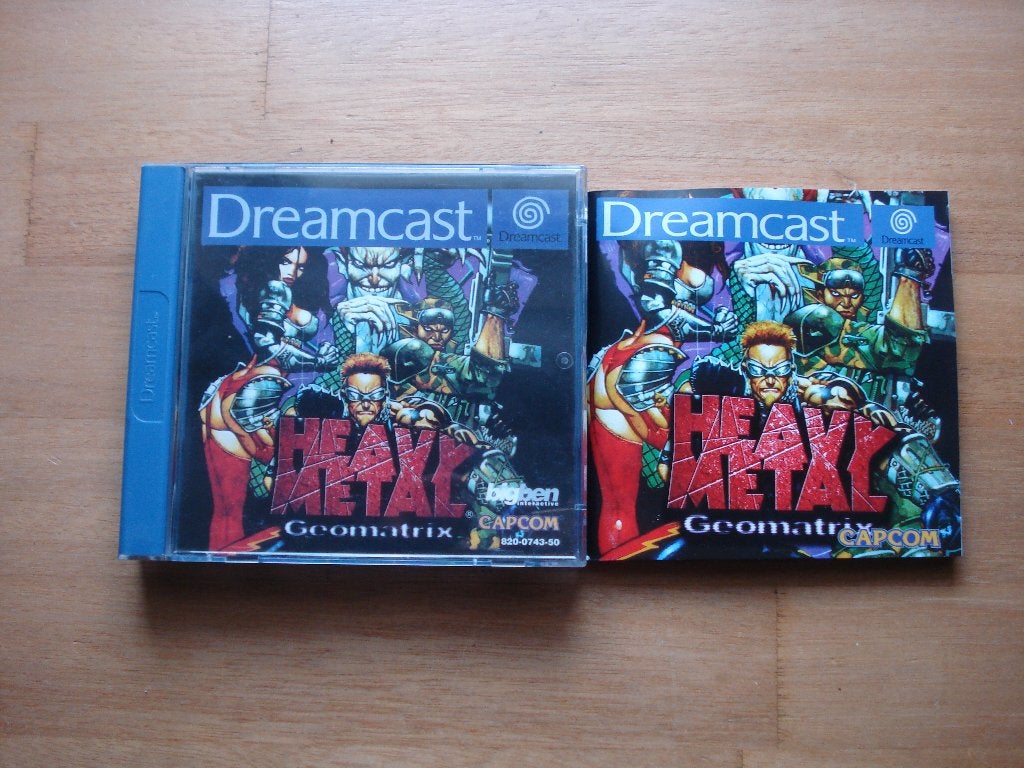 Heavy metal geomatrix sega dreamcast, Spelcomputers en Games, 1 speler, Racen en Vliegen, Ophalen of Verzenden, Zo goed als nieuw