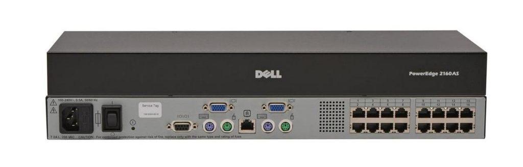 Dell PowerEdge 2160AS 16Port KVM Console Switch, Ophalen of Verzenden, Gebruikt