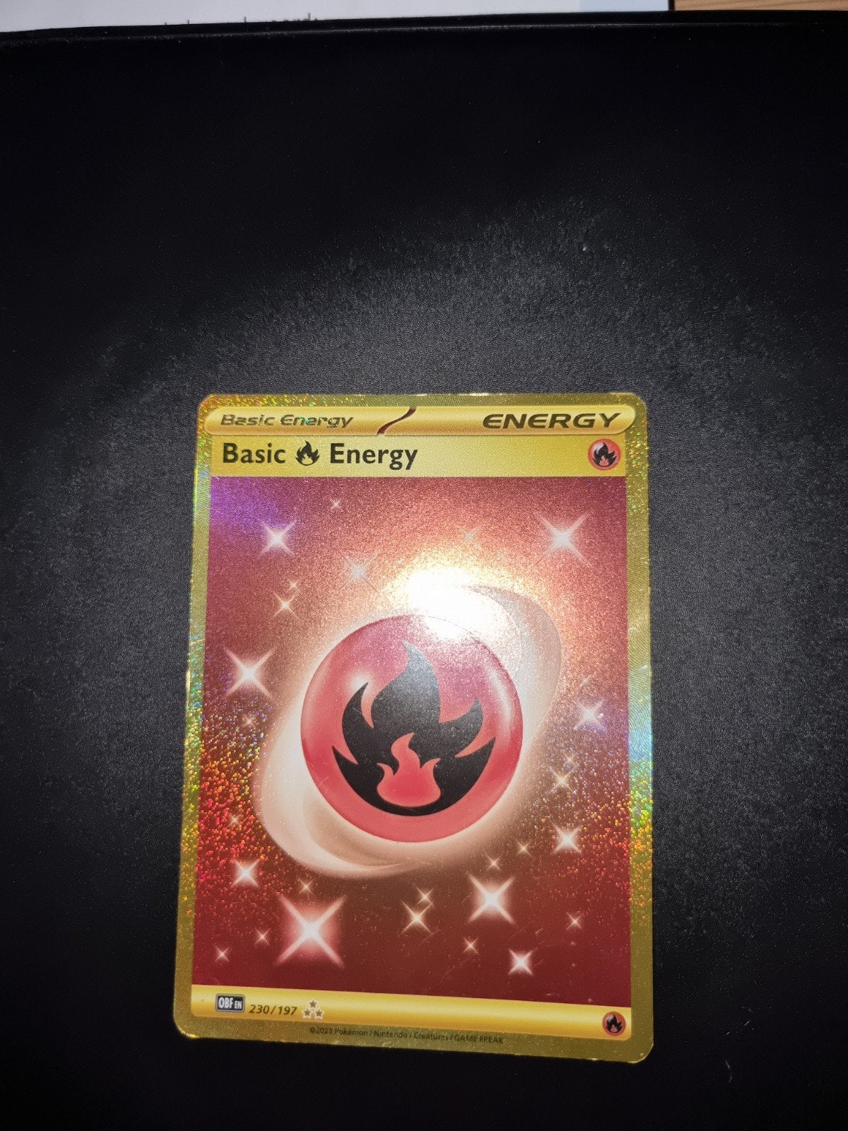 basic energy fire gold 230/197, Ophalen of Verzenden, Gebruikt, Losse kaart
