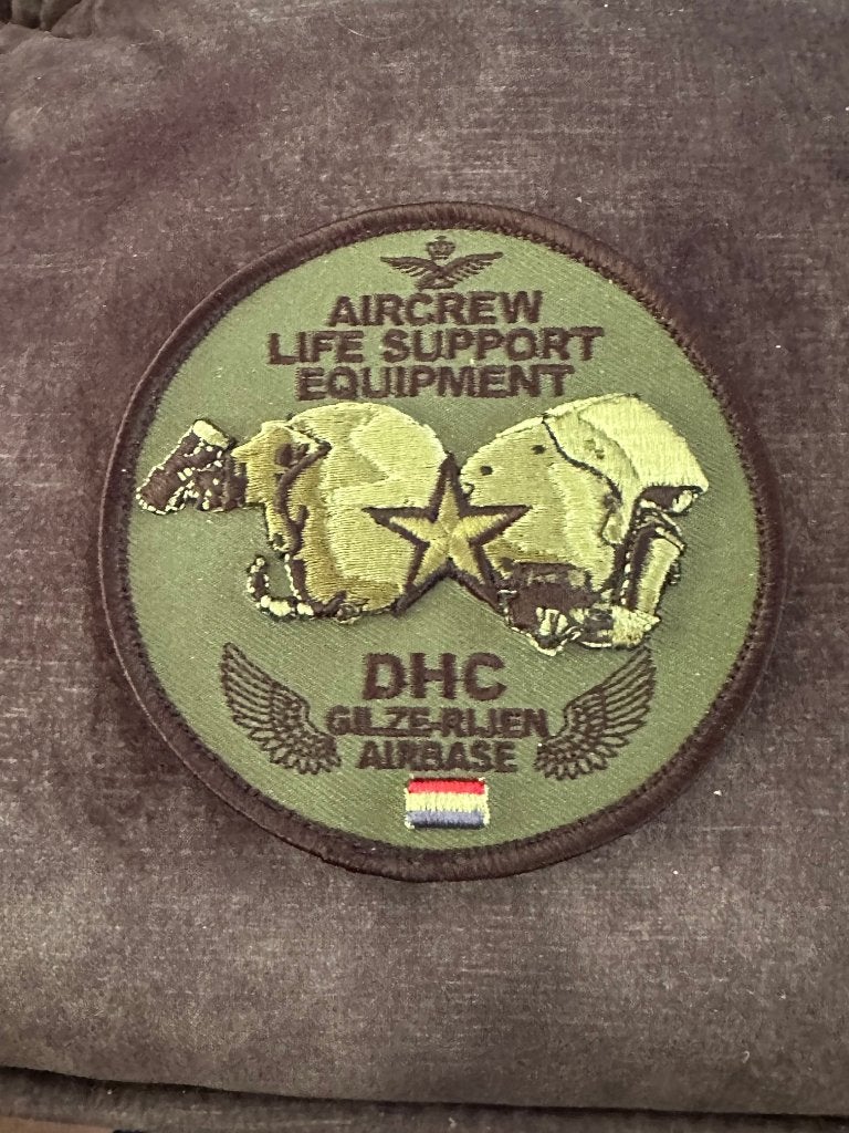 DHC Gilze-Rijen patch, Ophalen of Verzenden, Gebruikt, Patch, Badge of Embleem