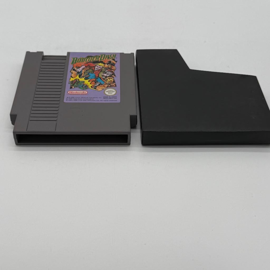 NES Game - Boulder Dash - Losse cassette, 1 speler, Racen en Vliegen, Ophalen of Verzenden, Zo goed als nieuw