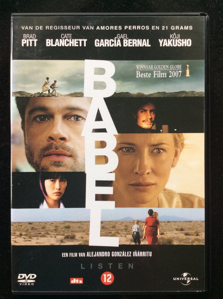 Babel DVD, Vanaf 12 jaar, Ophalen of Verzenden, Zo goed als nieuw, Overige genres