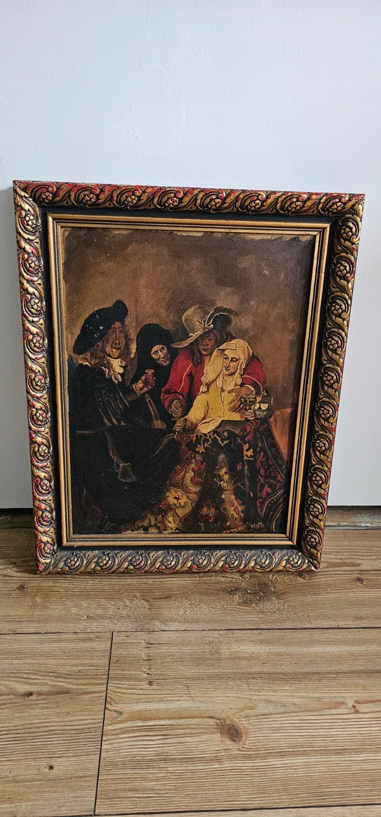 oud schilderij doe een leuk bod, Ophalen