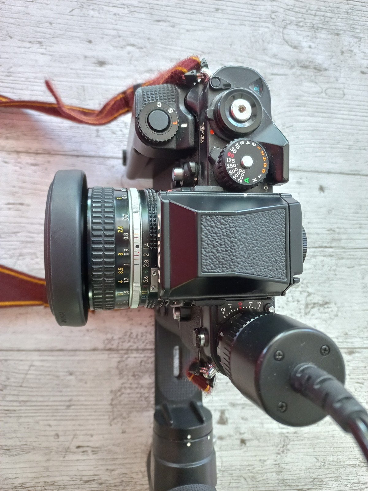 Fototoestel nikon f3 met lenzen plus accessoires, Ophalen, Zo goed als nieuw, Spiegelreflex, Nikon