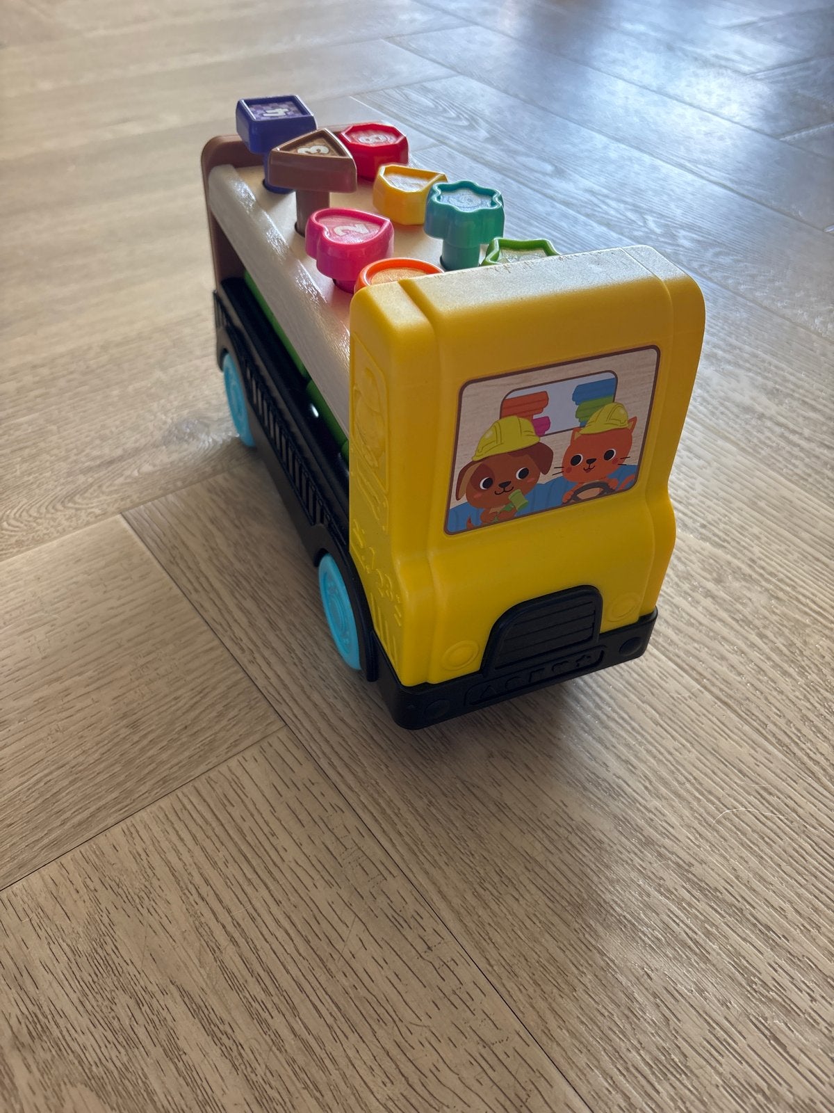 VTech Timmer & Tel Truck - Houten Speelgoed Auto, Ophalen of Verzenden, Gebruikt, Auto