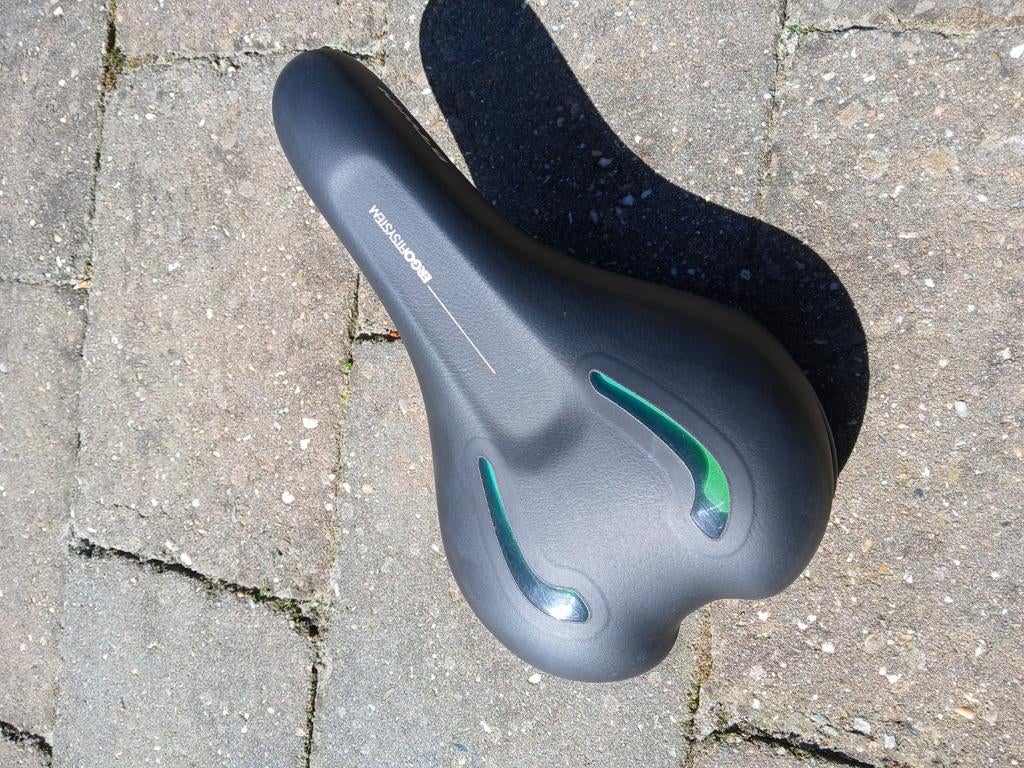 Btwin gel fietszadel voor extra comfort., Ophalen, Zo goed als nieuw