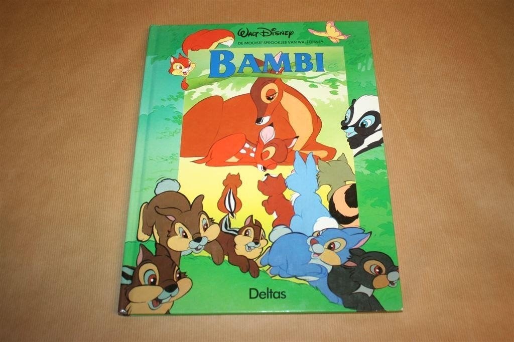 Walt Disneys Bambi — NL Sprookjesreeks 1995 Prentenboek, Gebruikt, -, Beeldje of Figuurtje, -