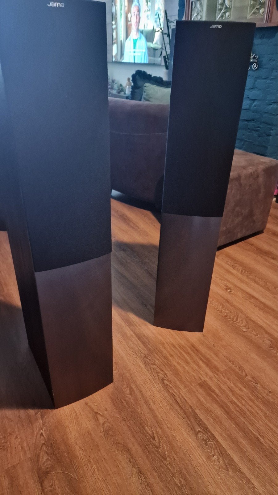 Jamo S506 Vloerstaande Luidsprekers - Zwart, Audio, Tv en Foto, Luidsprekers, Ophalen, Vloerstaande luidspreker, 120 tot 150 watt
