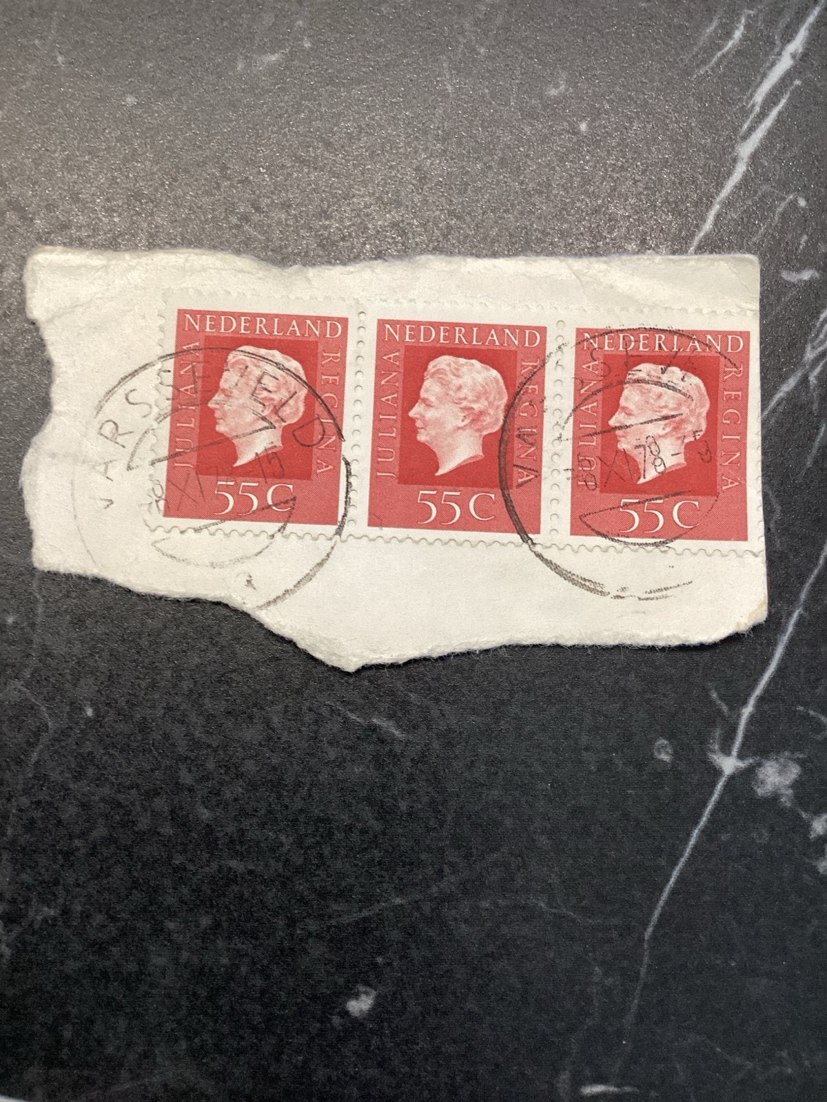 Nederlandse postzegels Juliana 55C Varsseveld, Ophalen of Verzenden, Na 1940, Gestempeld