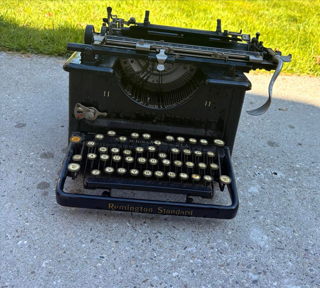 Renington typemachine, Ophalen, Zo goed als nieuw