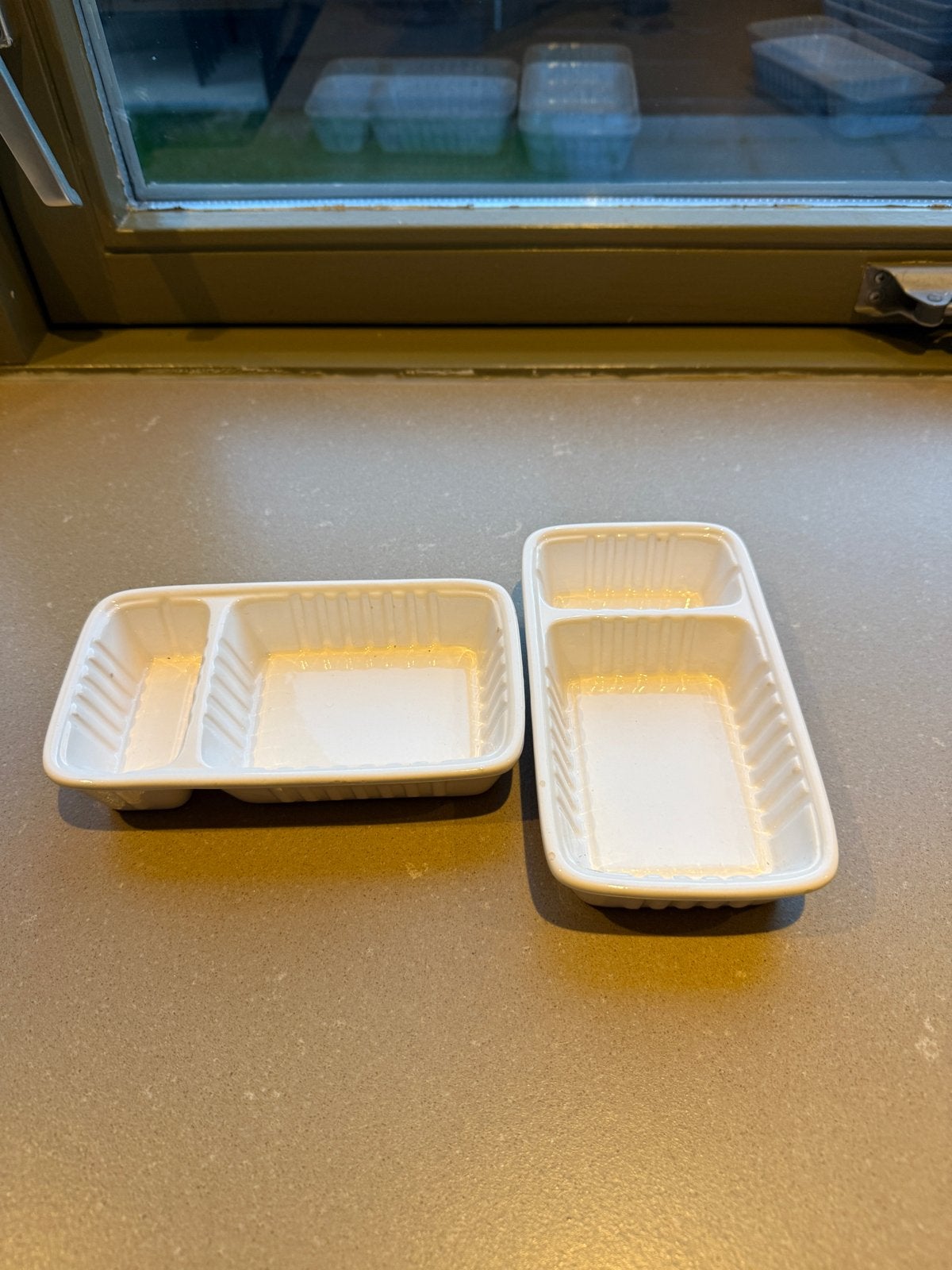 Vintage Siaki porseleinen frietbakjes - set van 6, Antiek en Kunst, Ophalen of Verzenden