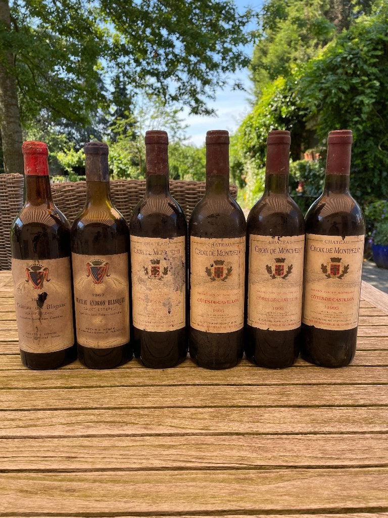 Rode Bordeaux, Verzamelen, Wijnen, Gebruikt, Rode wijn, Frankrijk, Vol, Ophalen of Verzenden